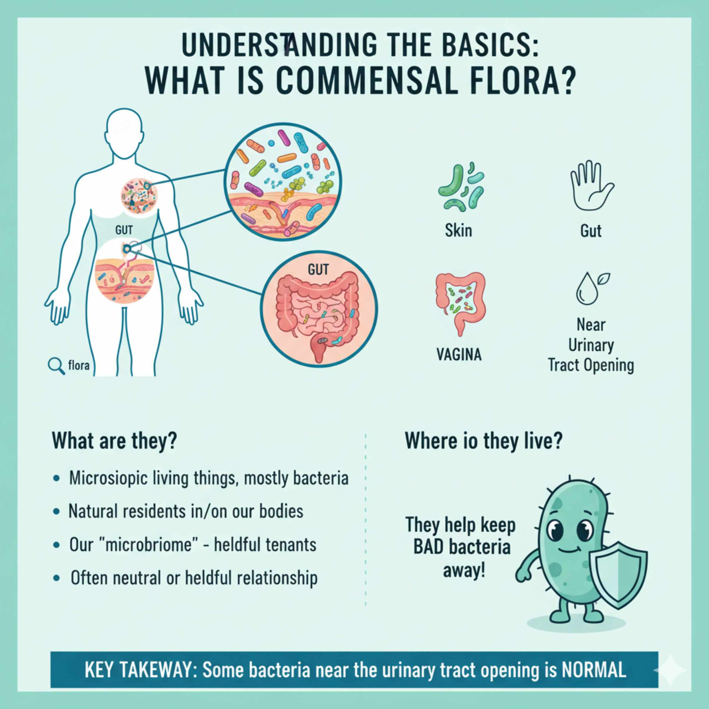 What is Commensal Flora?
