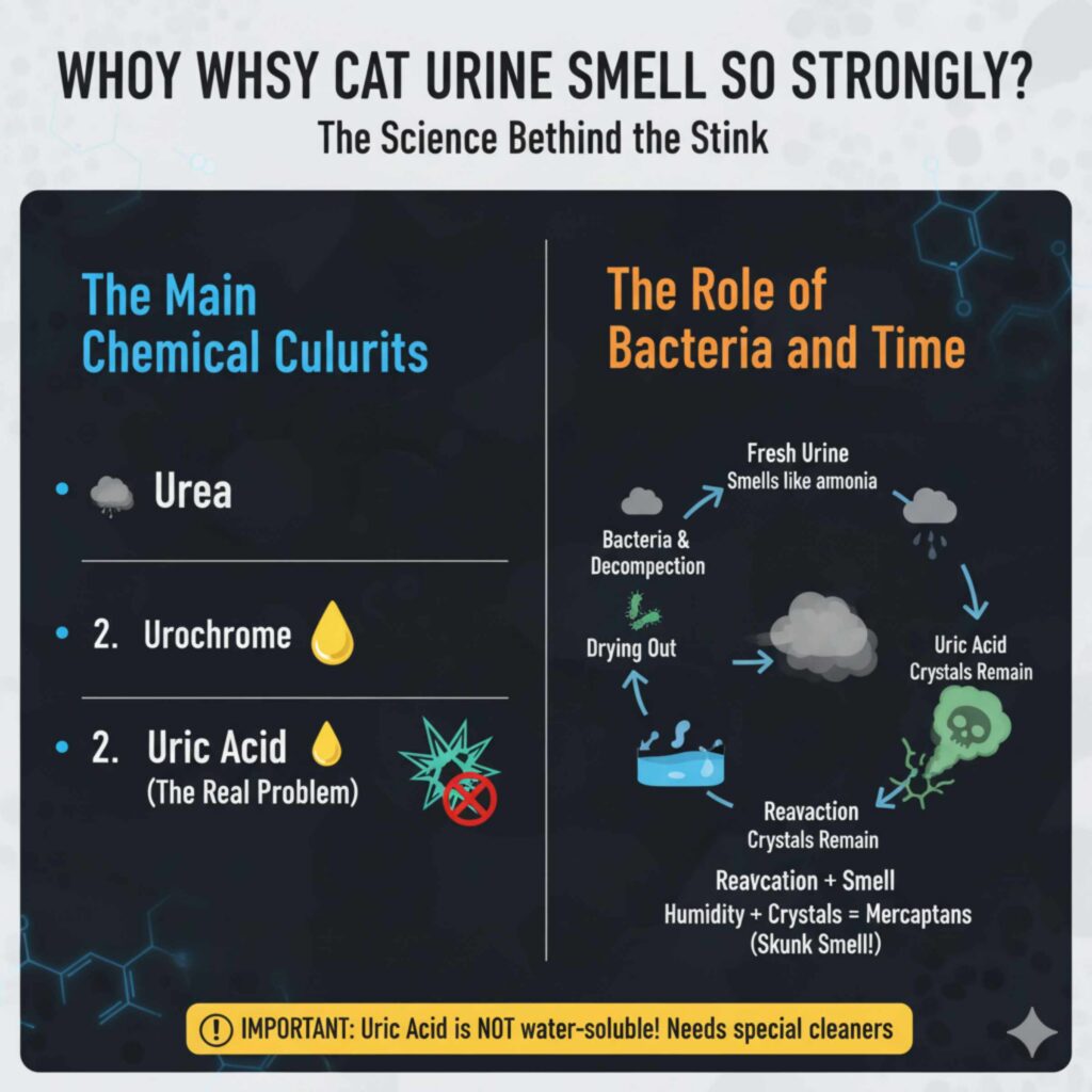 Why Does Cat Urine Smell So Strongly?