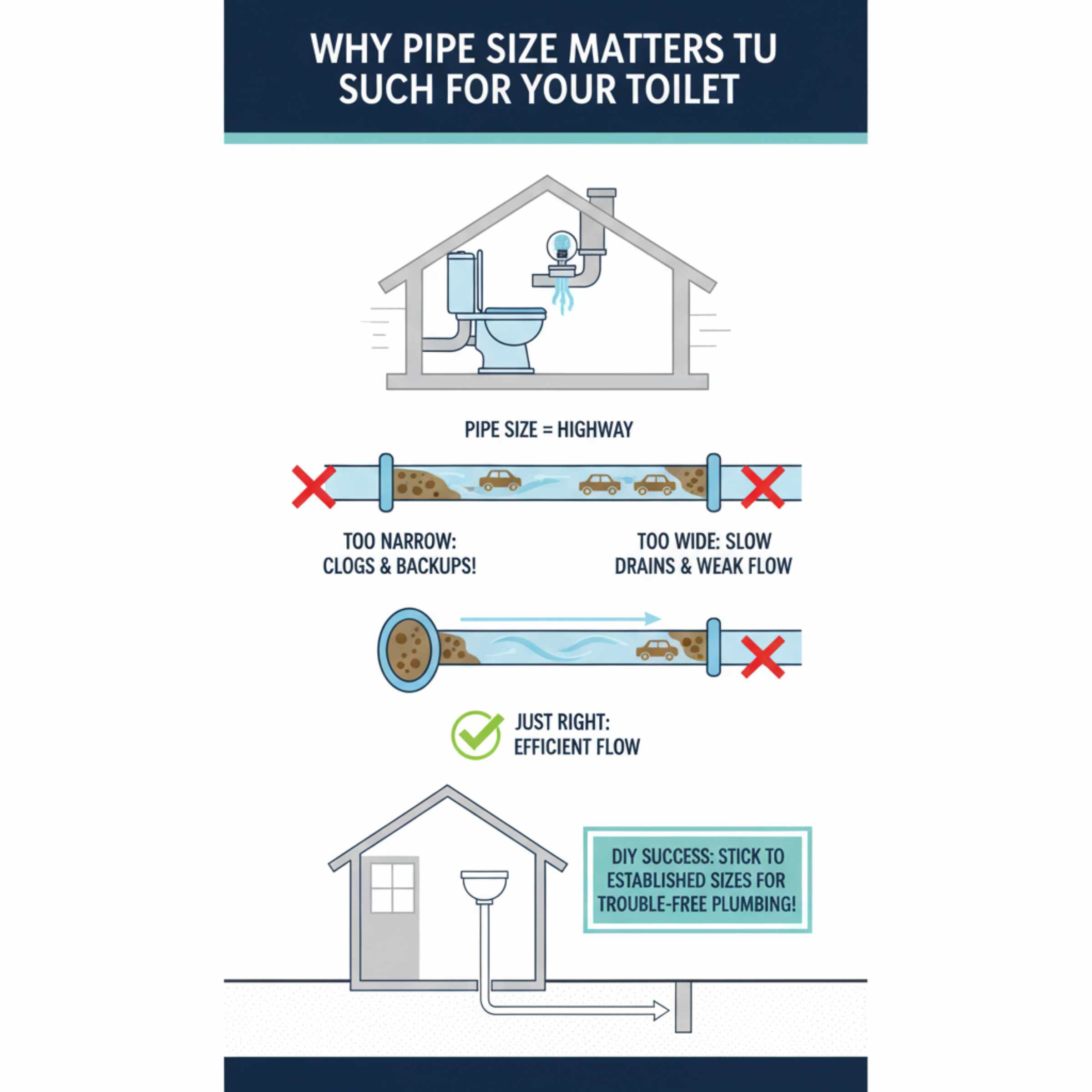 Why Pipe Size Matters So Much for Your Toilet