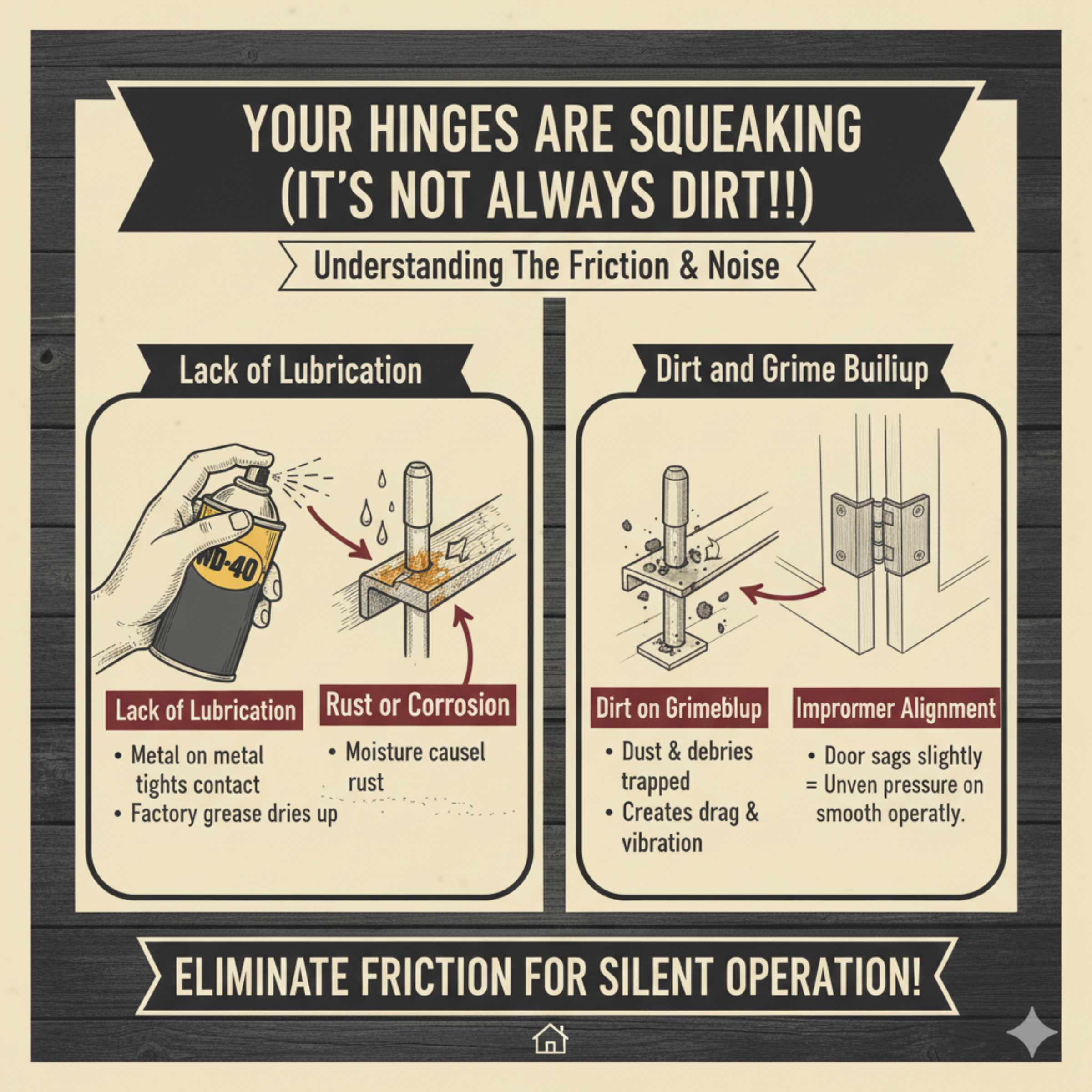 Why Your Hinges Are Squeaking