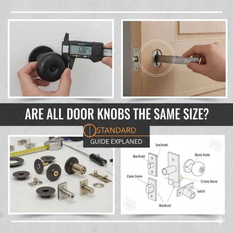 Are All Door Knobs the Same Size