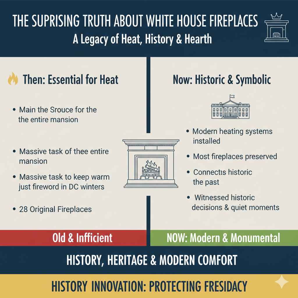The Surprising Truth About White House Fireplaces