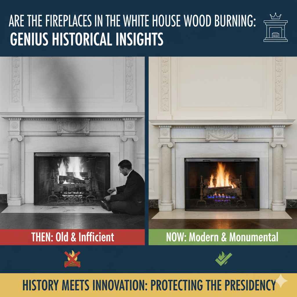 Are The Fireplaces In The White House Wood Burning