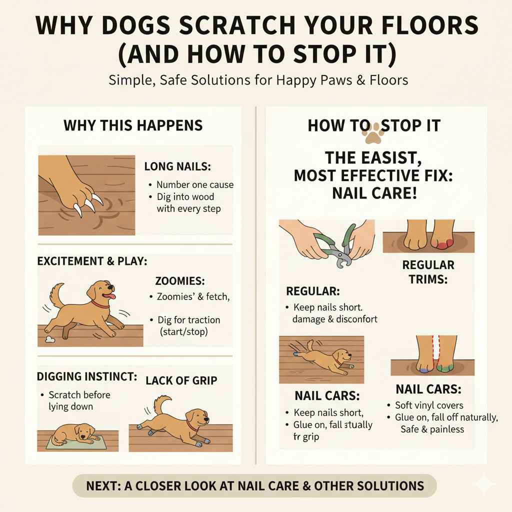Why Dogs Scratch Your Floors (and How to Stop It)