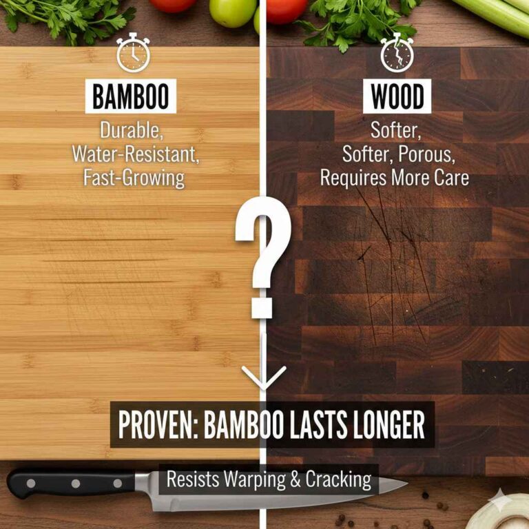 Bamboo Vs Wood Cutting Board Which Will Last Longer Proven