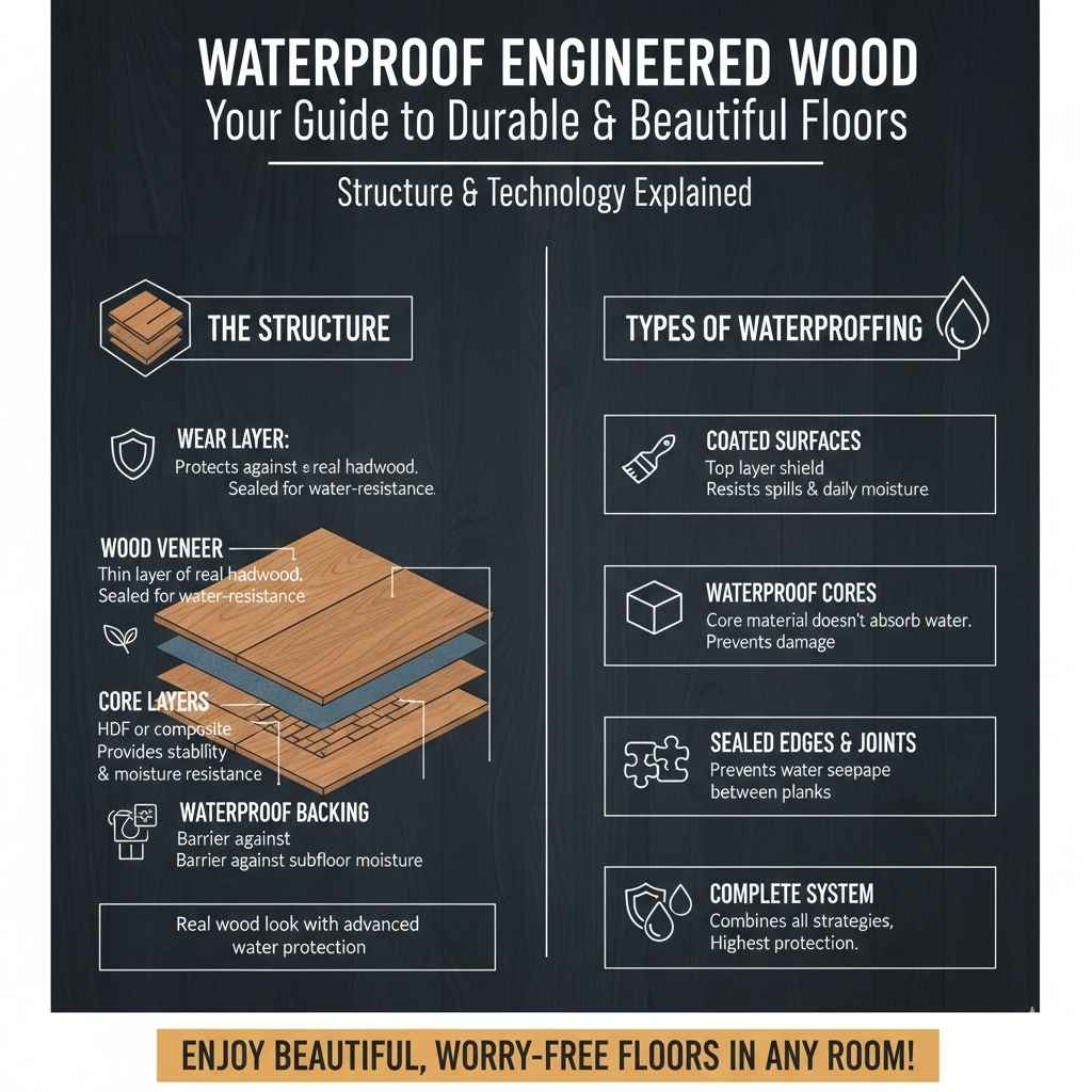What is Waterproof Engineered Wood Flooring?