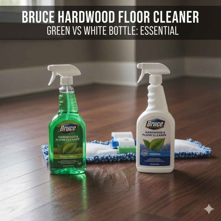 Bruce Hardwood Floor Cleaner Green Vs White Bottle Essential