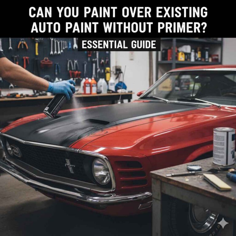 Can You Paint Over Existing Auto Paint Without Primer
