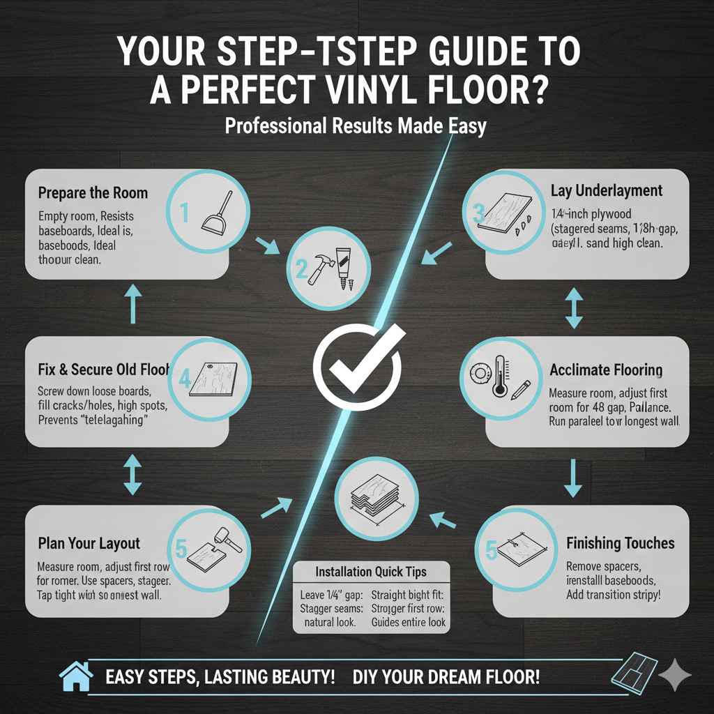 Can You Put Vinyl Flooring Over Wooden Floorboards