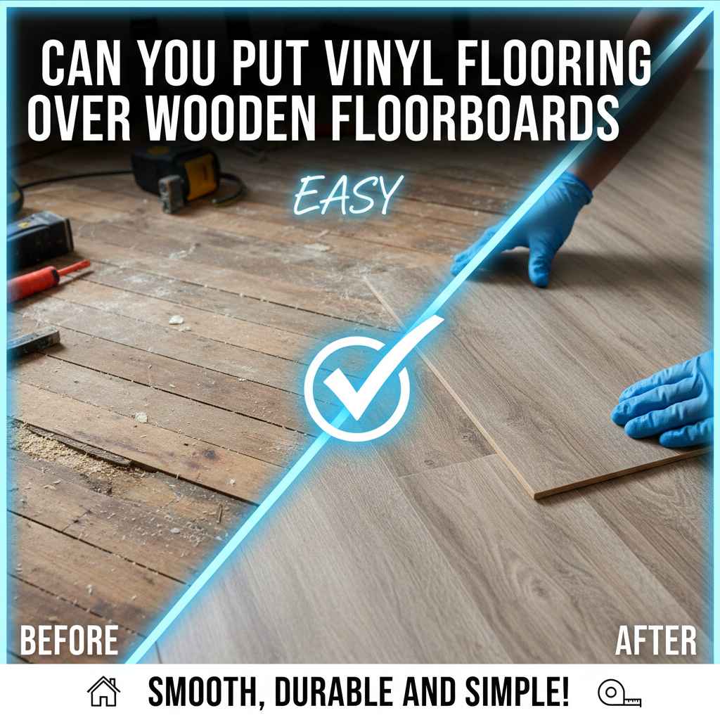 Can You Put Vinyl Flooring Over Wooden Floorboards
