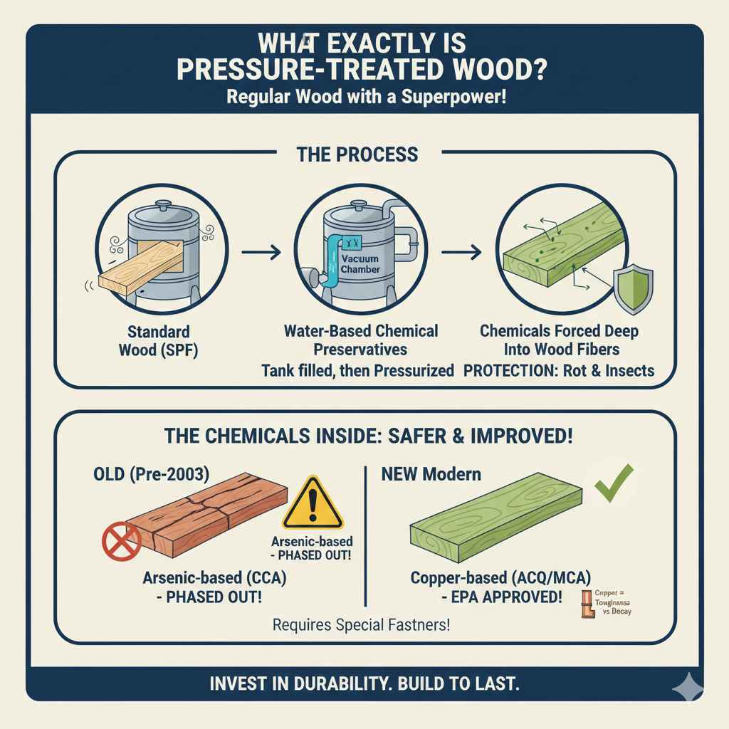 What Exactly Is Pressure-Treated Wood