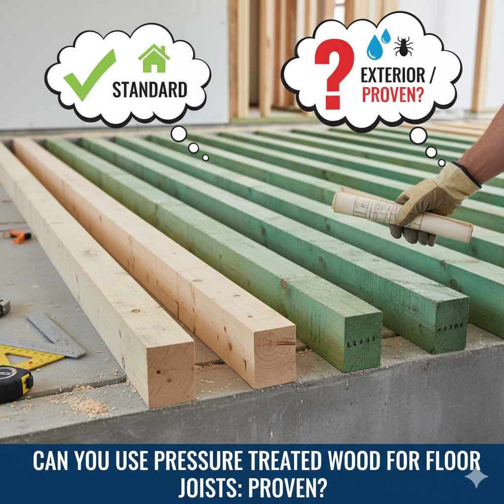 Can You Use Pressure Treated Wood for Floor Joists