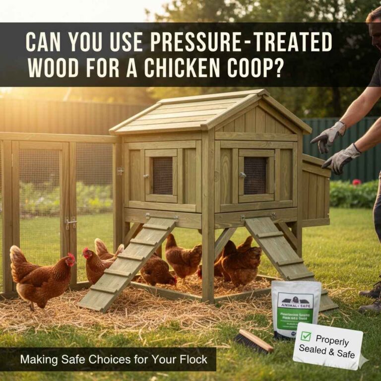 Can You Use Pressure-Treated Wood for a Chicken Coop