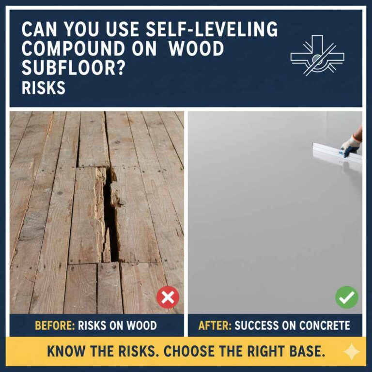 Can You Use Self Leveling Compound On Wood Subfloor Risks