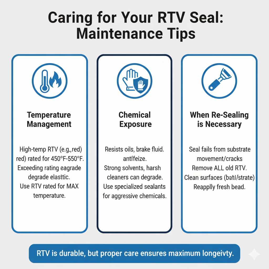 Caring for Your RTV Seal