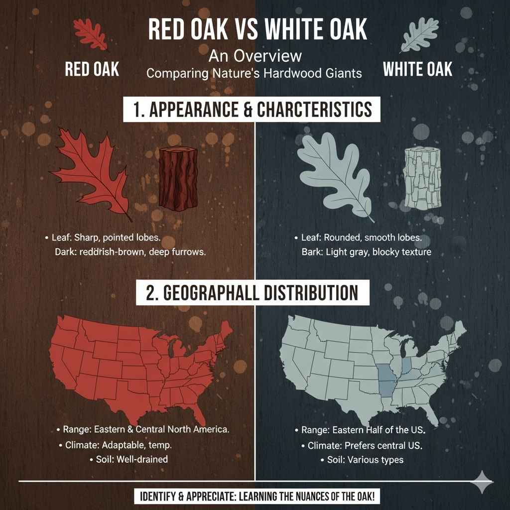 Comparing Red Oak and White Oak