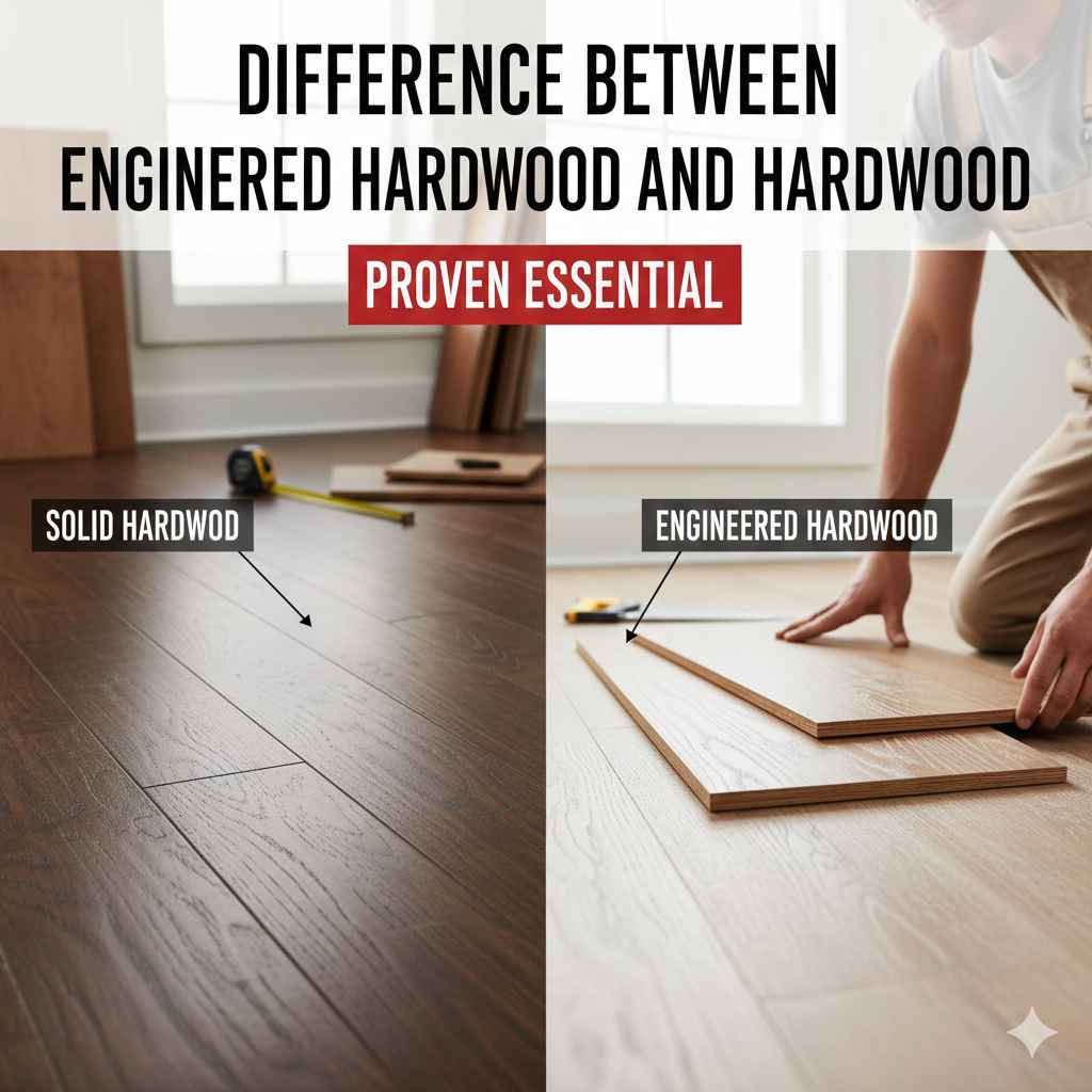 Difference Between Engineered Hardwood And Hardwood