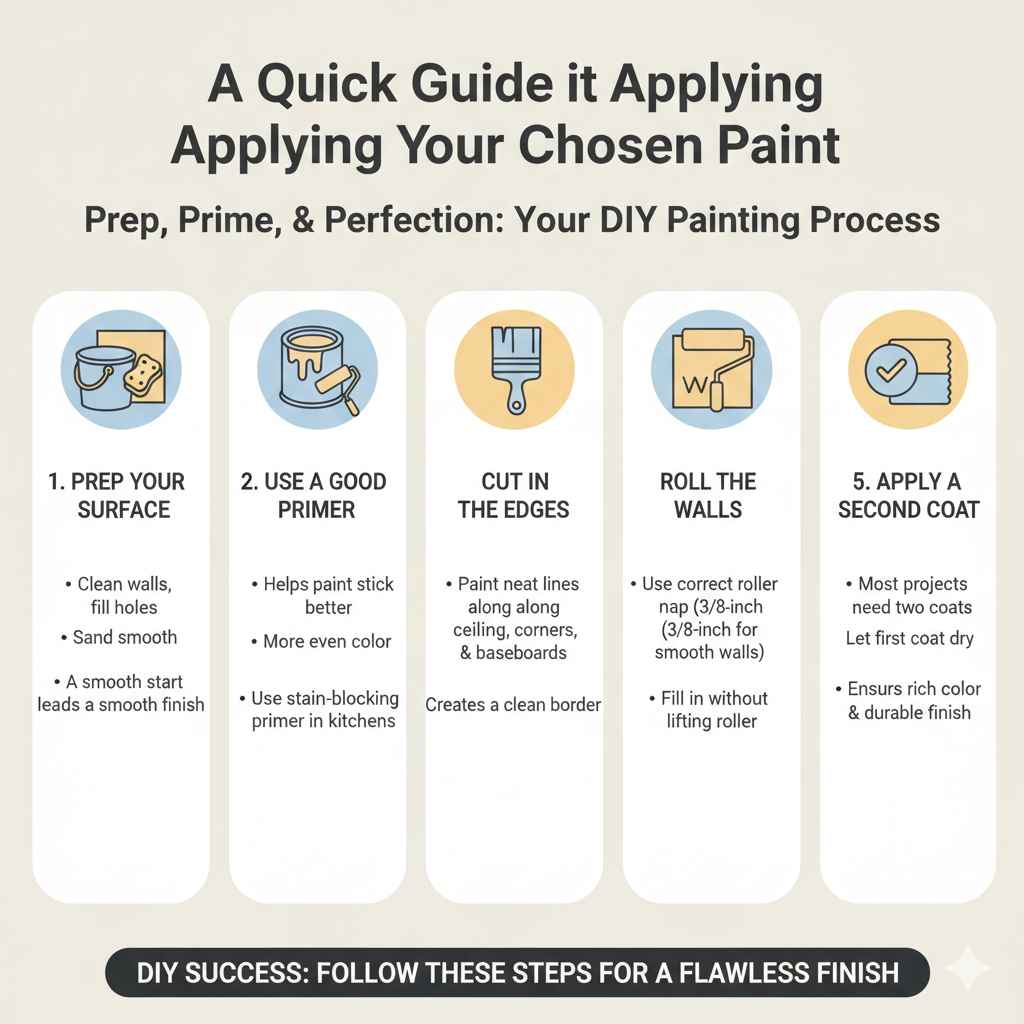 A Quick Guide to Applying Your Chosen Paint