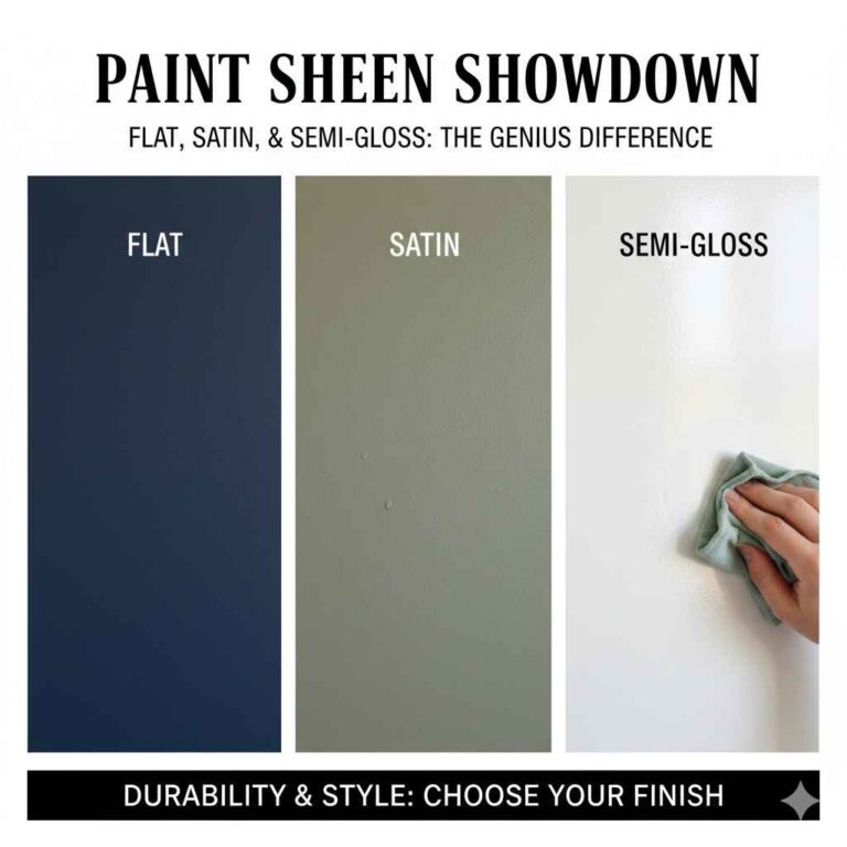 Difference Between Flat Satin And Semi Gloss Paint