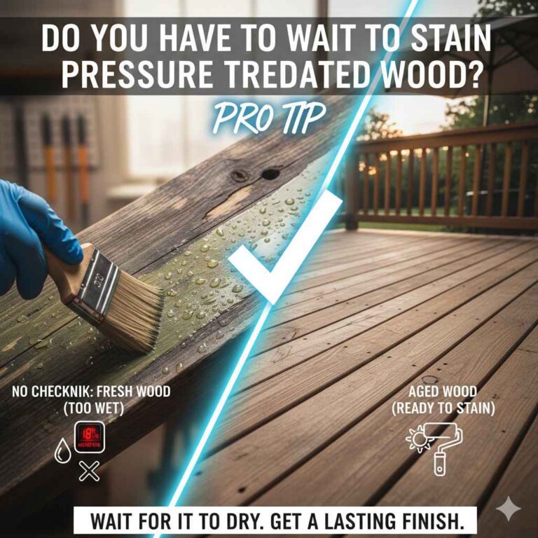 Do You Have to Wait to Stain Pressure Treated Wood
