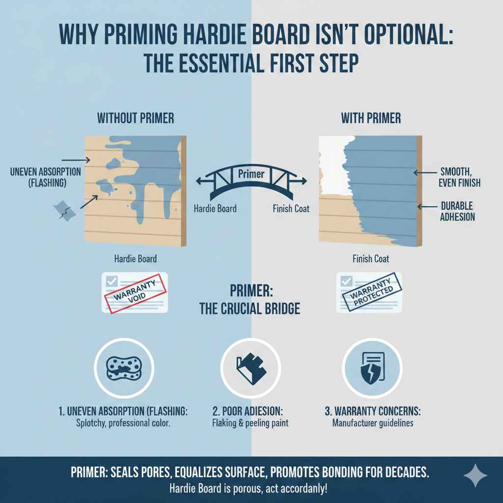Why Priming Hardie Board Isn't Optional