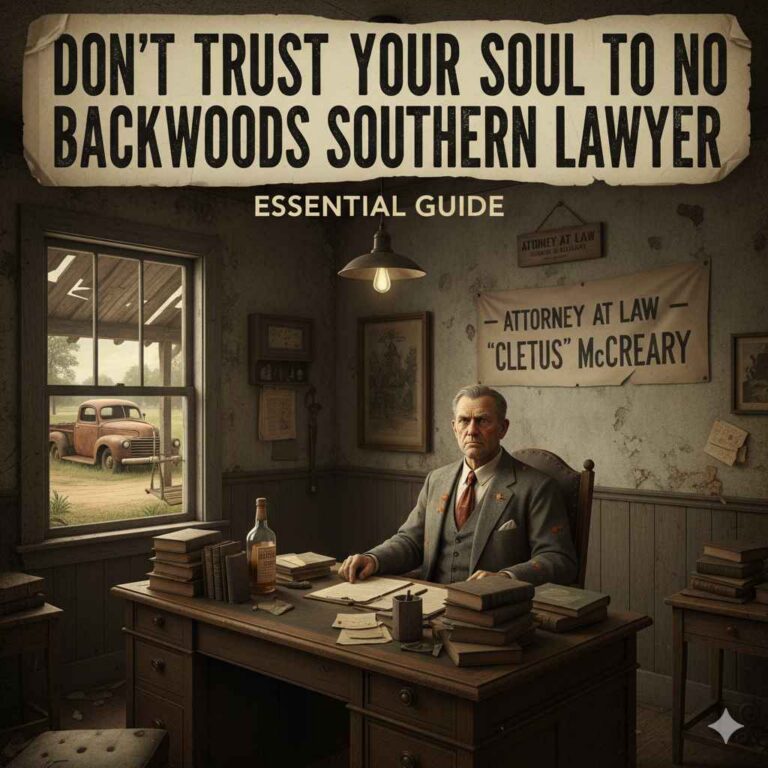 Don't Trust Your Soul To No Backwoods Southern Lawyer