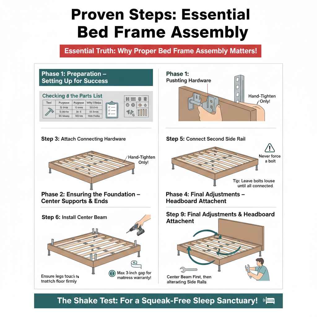 Why Proper Bed Frame Assembly Matters