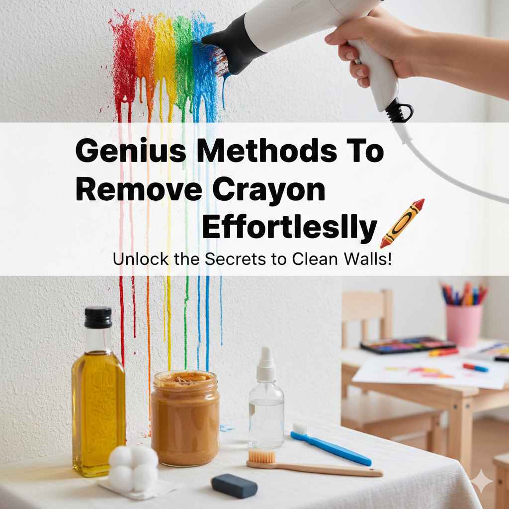 Genius Methods To Remove Crayon Effortlessly