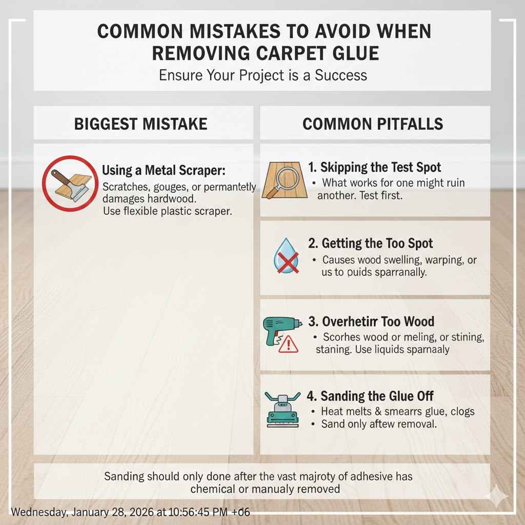 Common Mistakes to Avoid When Removing Carpet Glue