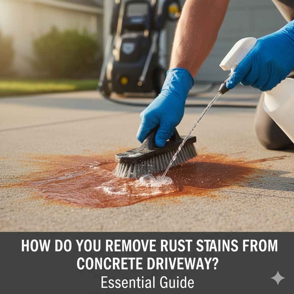 How Do You Remove Rust Stains From Concrete Driveway