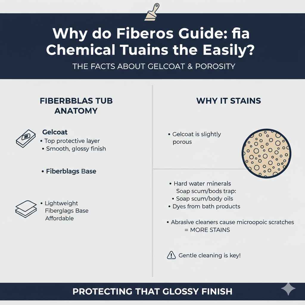 Why Do Fiberglass Tubs Stain So Easily