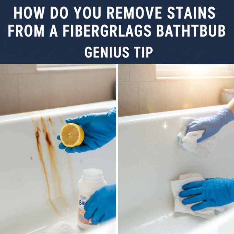 How Do You Remove Stains From a Fiberglass Bathtub Genius Tip