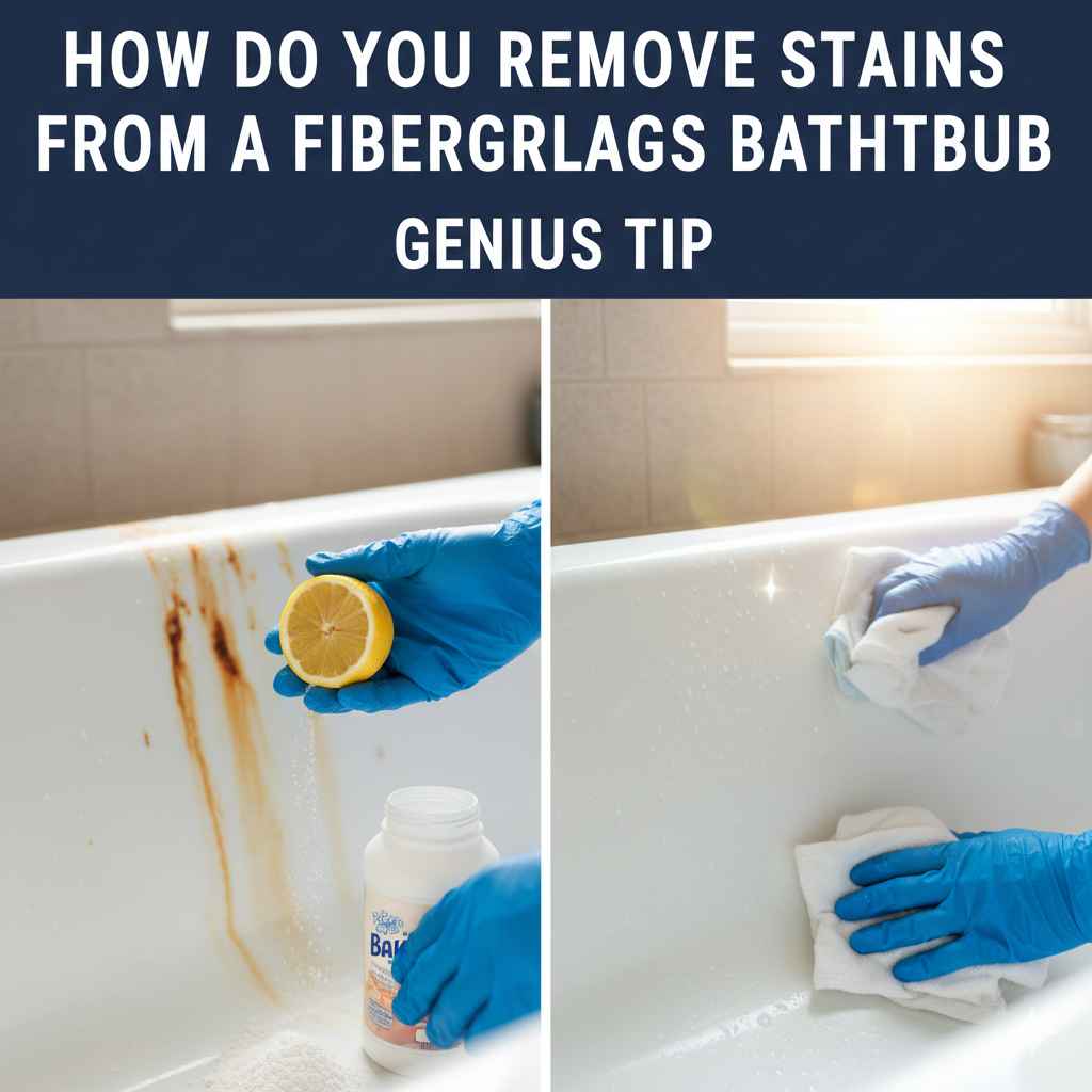 How Do You Remove Stains From a Fiberglass Bathtub Genius Tip