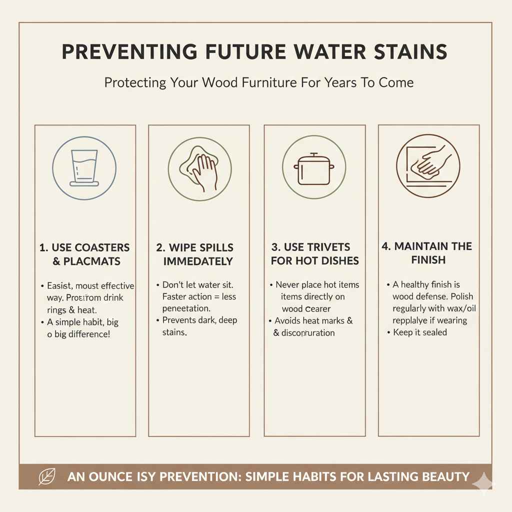 How to Prevent Water Stains in the Future