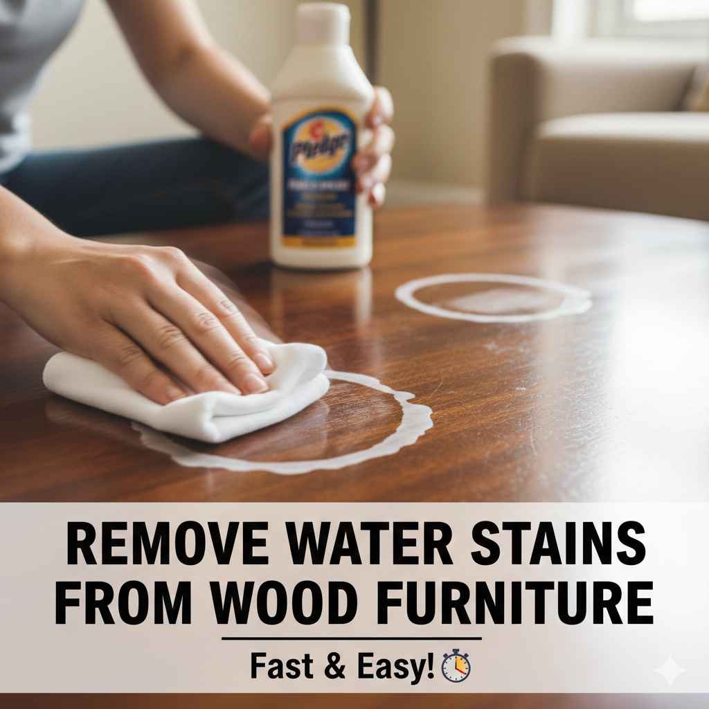 How Do You Remove Water Stains From Wood Furniture