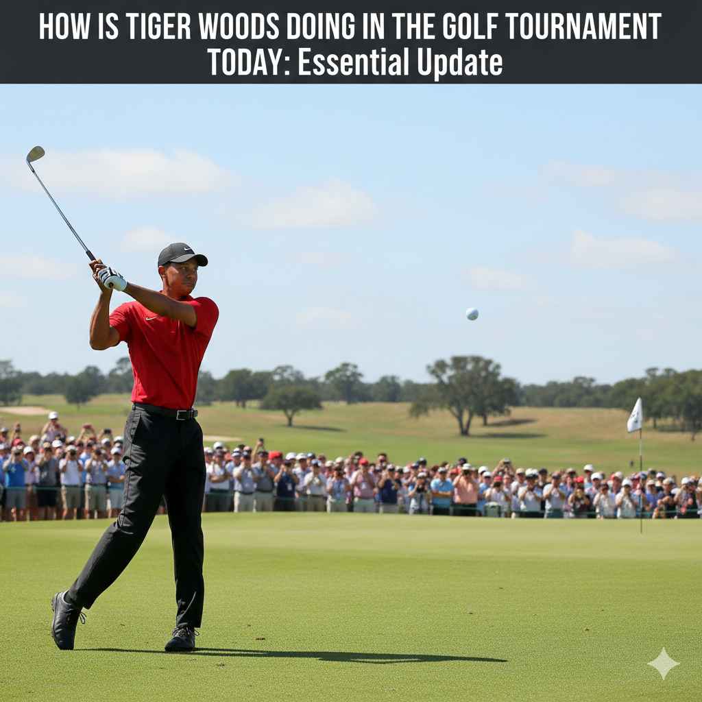 How Is Tiger Woods Doing In The Golf Tournament Today