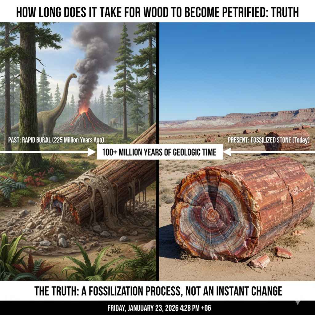 How Long Does It Take For Wood To Become Petrified