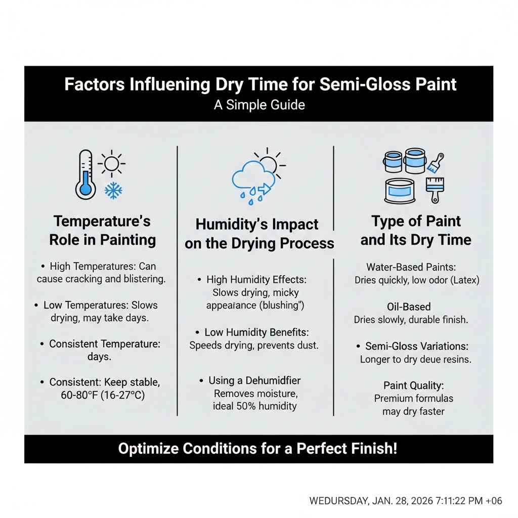 Factors Influencing Dry Time for Semi-Gloss Paint