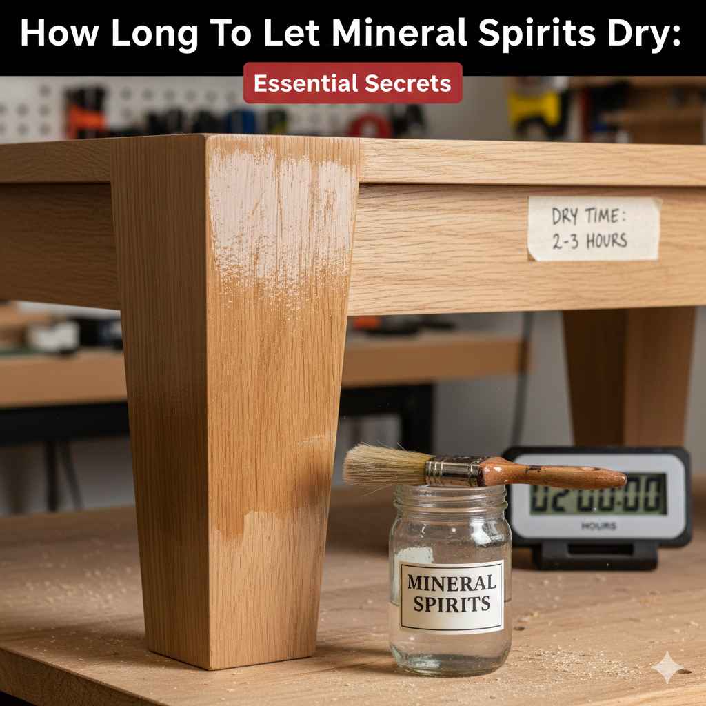 How Long To Let Mineral Spirits Dry
