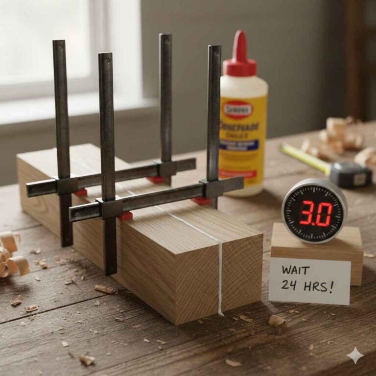 How Long Wood Glue Needs to Dry Before Taking Clamps Off