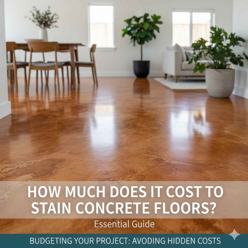 How Much Does It Cost Do Stained Concrete Floors