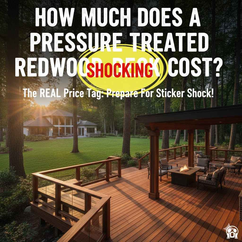 How Much Does a Pressure Treated Redwood Deck Cost Shocking