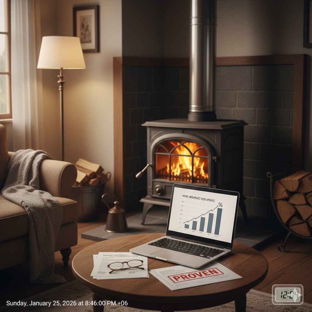 How Much Does a Wood Stove Increase Home Insurance