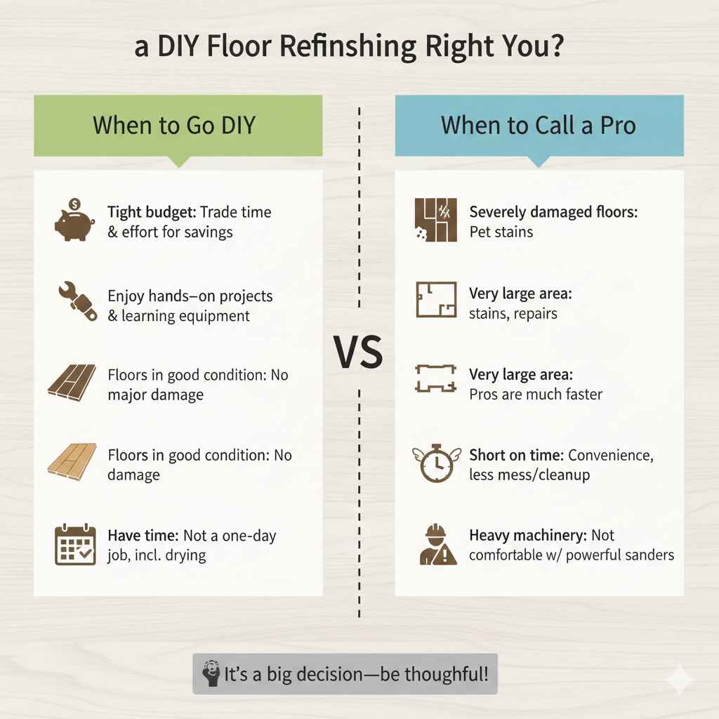 Is DIY Floor Refinishing Right for You