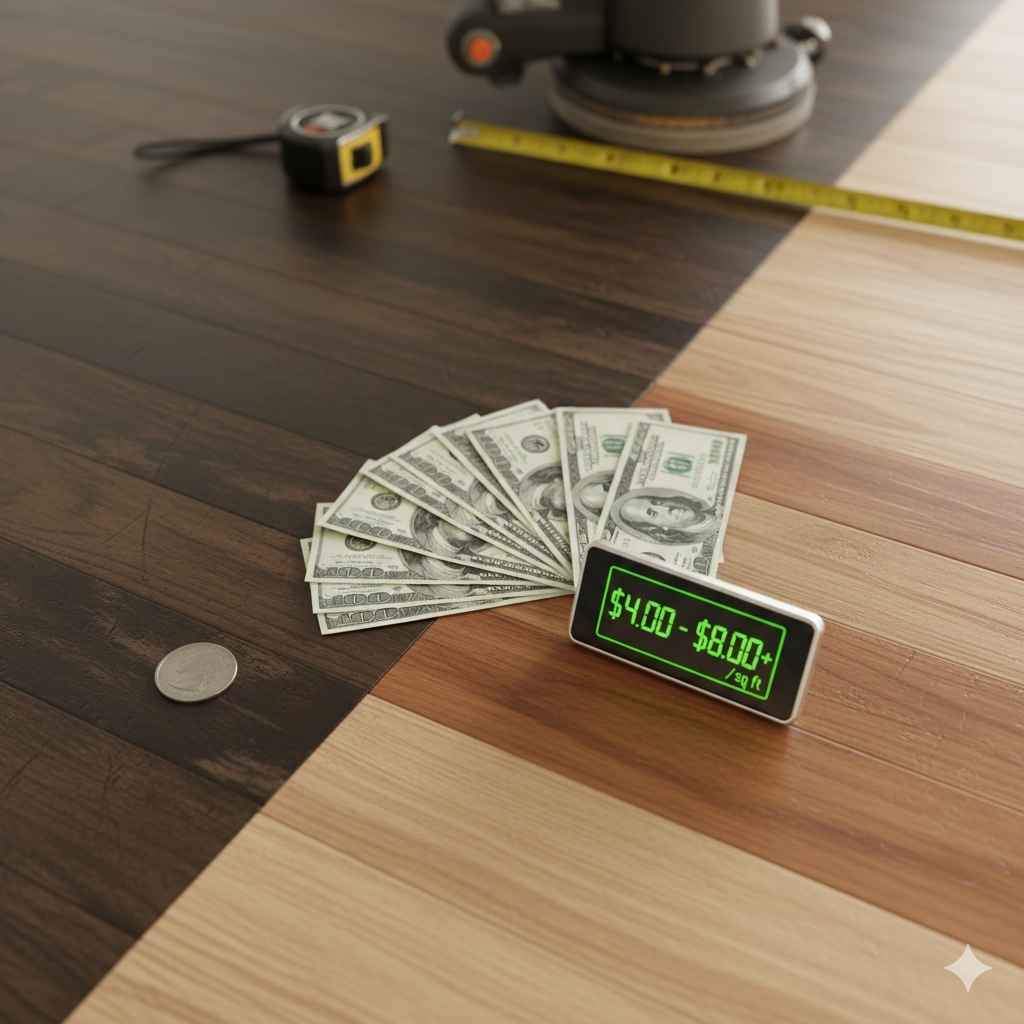 How Much Per Square Foot To Refinish Hardwood Floors