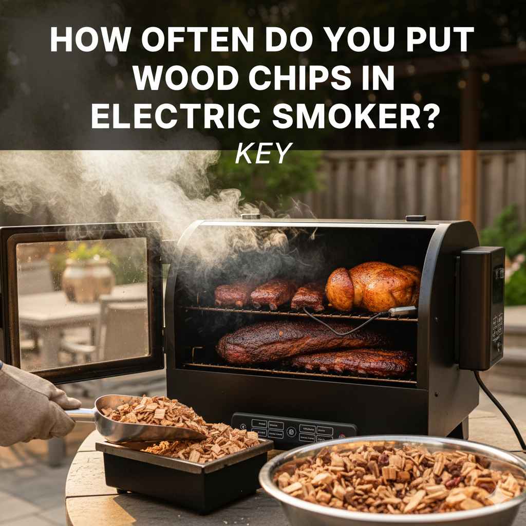 How Often Do You Put Wood Chips in Electric Smoker