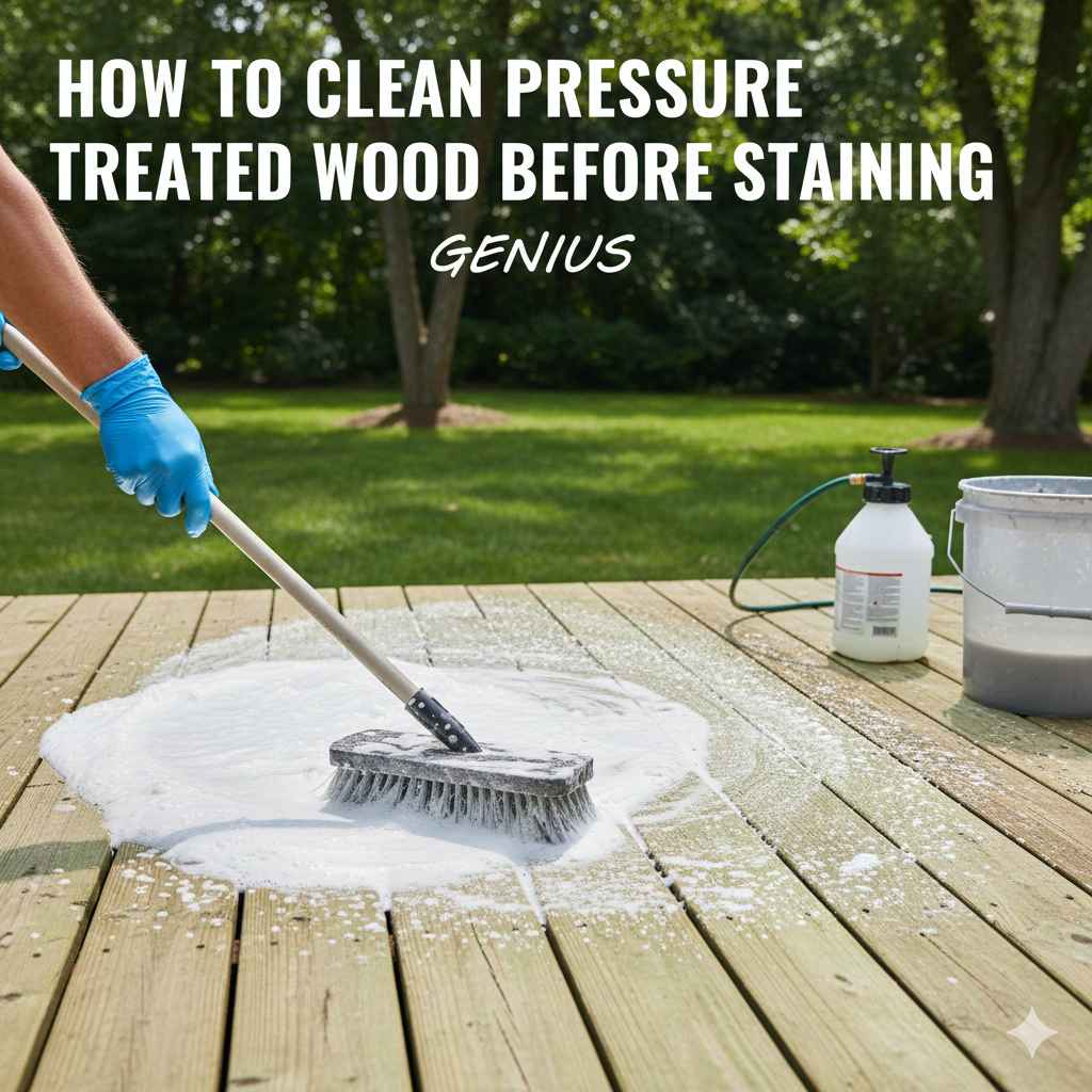 How To Clean Pressure Treated Wood Before Staining