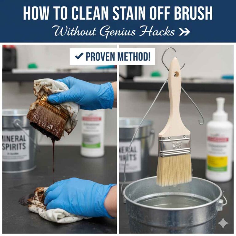 How To Clean Stain Off Brush Without Genius Hacks
