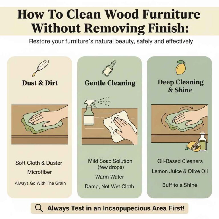 How To Clean Wood Furniture Without Removing Finish