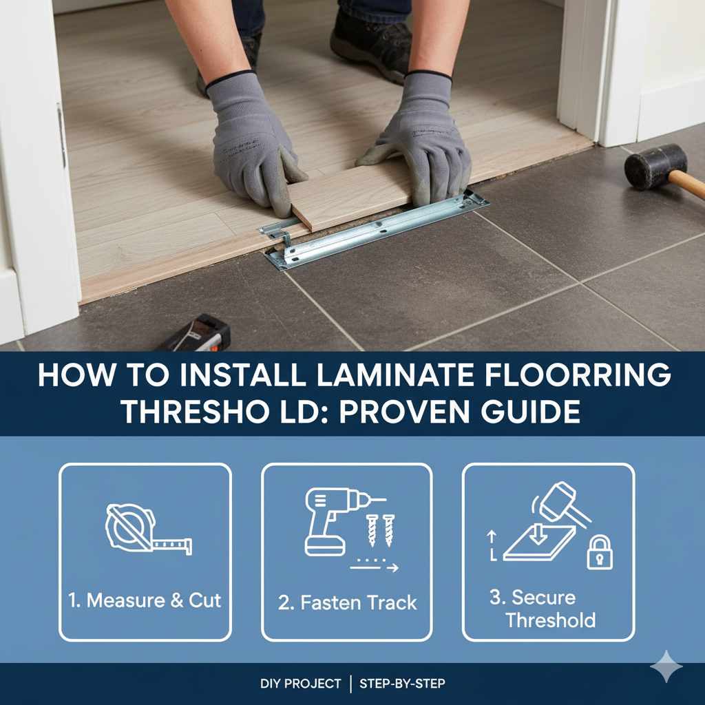 How To Install Laminate Flooring Door Threshold